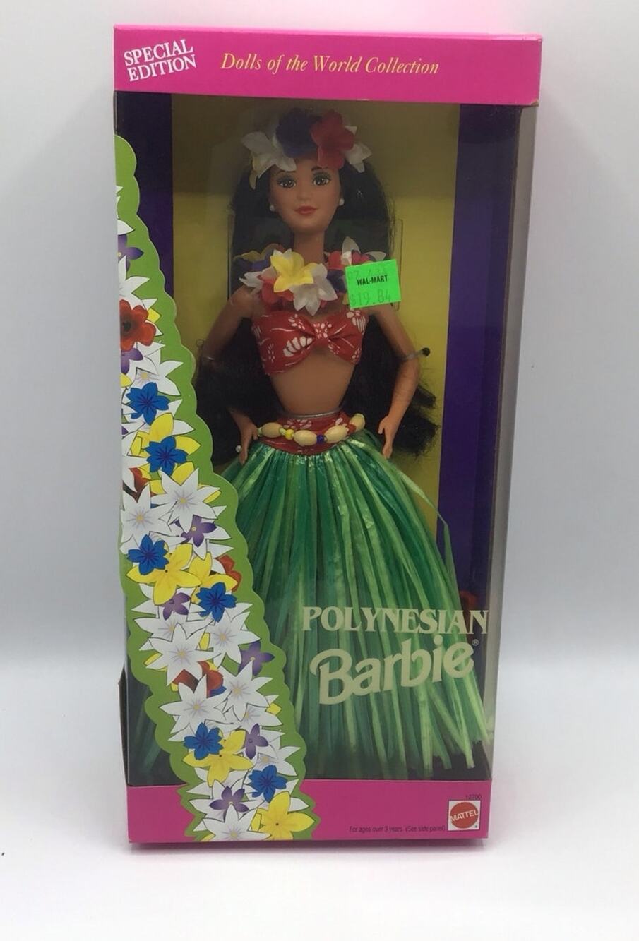 1994 Mattel Polynesian Barbie Doll Dolls of World DOTW Hawaii Hula NIB 1270012:"
